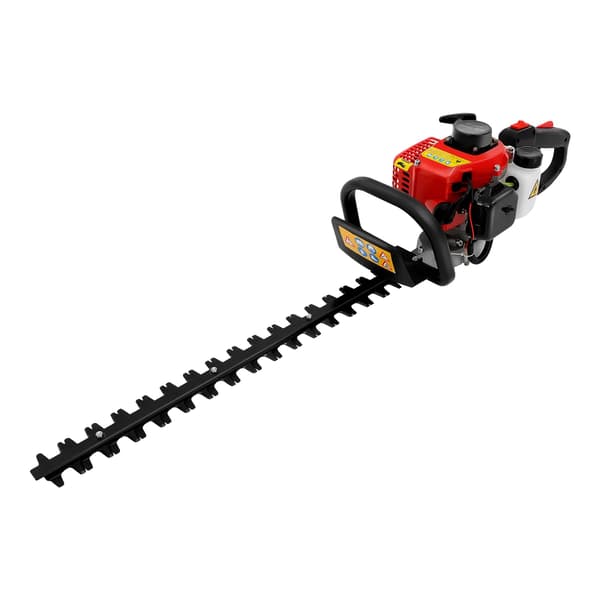 Häcksax, 22,5 cc motor, 180° roterbart handtag,Röd