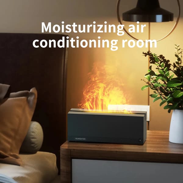Diffuusori, Aromaterapia, Monivärinen Yövalo,Musta