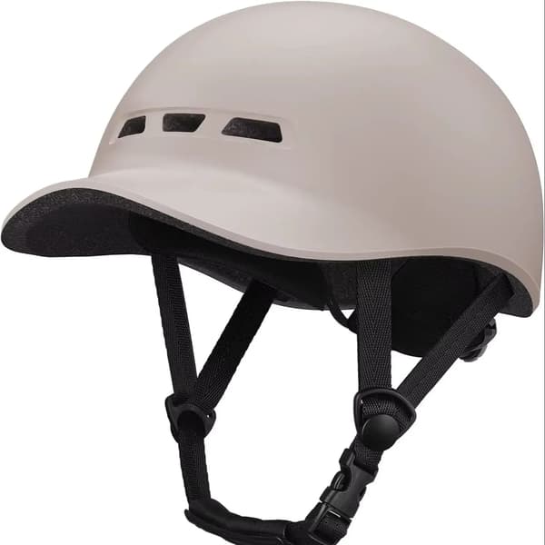 Cykelhjelm, Ultralight Design, Justerbar Pasform,Lys Grå-a, XL-b