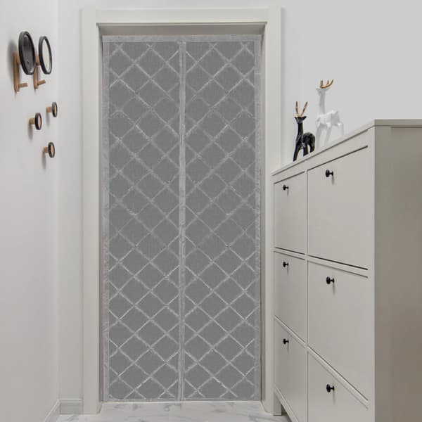 Dörrgardin, Magnetisk Isolering, Hållbar Design,GRÅ
