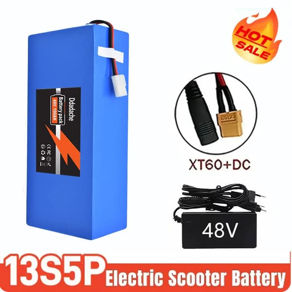 Batteripakke, 48V 100Ah, Intelligent BMS,XT60-DC oplader