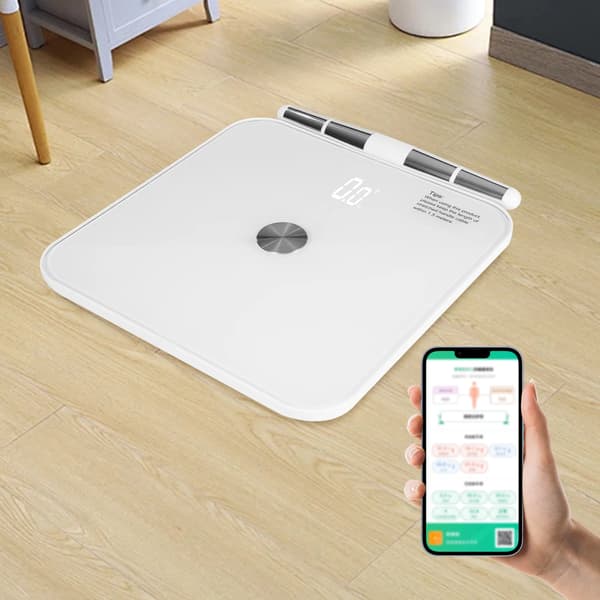 Kropsfedt Skala, Bluetooth Forbindelse, Multi-Bruger Support,HVID