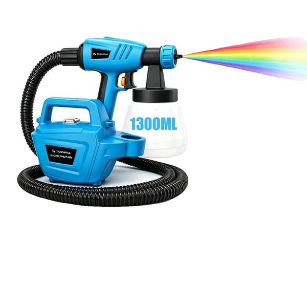 Malersprøjte, Høj Flow Rate, Ergonomisk Design,Blå