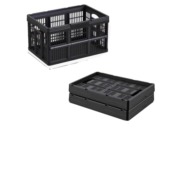 Opbevaringskasser, Stabelbare, Sammenfoldelige,45L