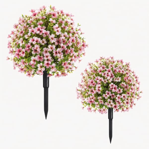Topiary Træ, UV Resistens, Ingen Vedligeholdelse,Pink