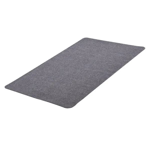 Stolsmatta, halkfri design, golvskydd, GRÅ