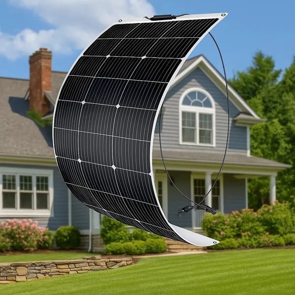 Solpanel, Fleksibelt Design, Høj Effektivitet,100W