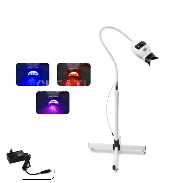 Tandblegningslampe, 3 lysindstillinger, justerbar timer,3 Mode 220V EU Stik