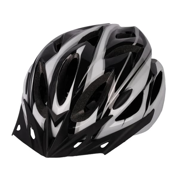 Cykelhjelm, Justerbar Pasform, Aerodynamisk Design,Sort Hvid