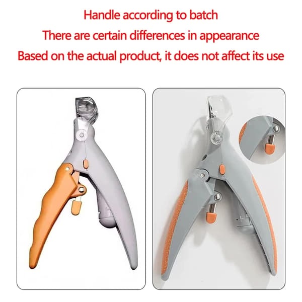 Nagelklippare, LED-belysning, 5X förstoring,GUL