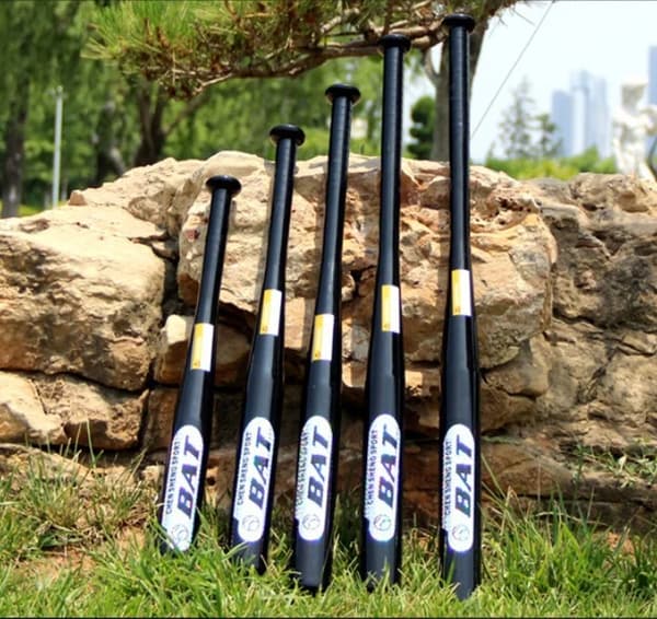 Baseballbat, Metal Konstruktion, 34 Tommer Lang,Sort -32 inches, ingen baseball