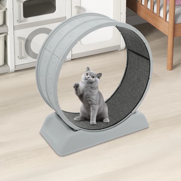 Katte Træningshjul, Stille Drift, Robust Design,Grå