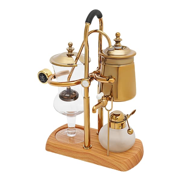 Balance Siphon Kaffeemaskine, 400ml Kapacitet, Brugervenligt Design,Guld