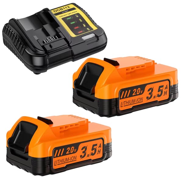 Batteriudskiftning, 3500mAh kapacitet, 20V kompatibel,SET4