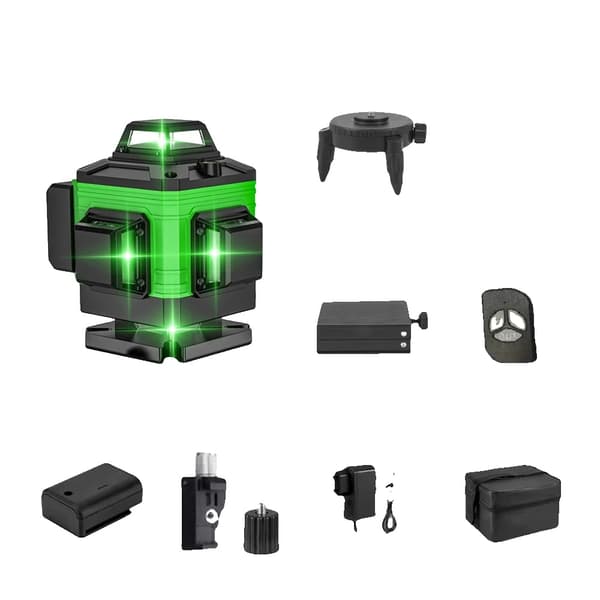 Laser Niveau, 16 Linjer, Selvnivellerende,16 Linjer-Stofpose