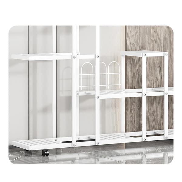 Växtställ, 4-nivådesign, inomhus- och utomhusbruk,grön
