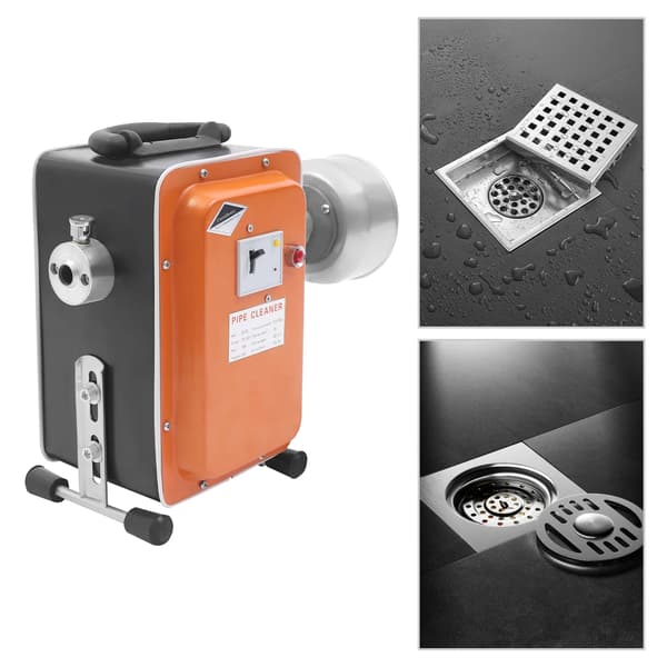 Avloppsrensare, 750W Effekt, Ergonomisk Design,Orange