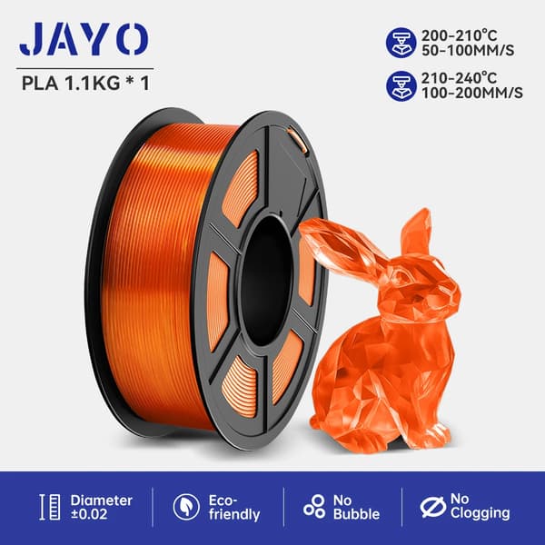 3D-printer filament, PLA-material, 1,75 mm diameter,PLA TP Orange-1.1KG