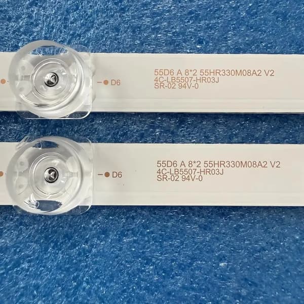 LED Baggrundsbelysningsstrimmel, 472mm længde, 545mm længde, 7 LED'er, 8 LED'er, DC 6V
