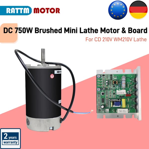 DC-motor, hög prestanda, robust konstruktion,750w med bräda, 220V-a