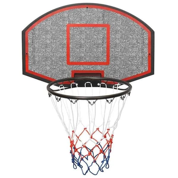 Basketball Backboard, 71 cm Længde, 45 cm Bredde, 2 cm Tykkelse, 39 cm Kant Diameter, Stødresistent