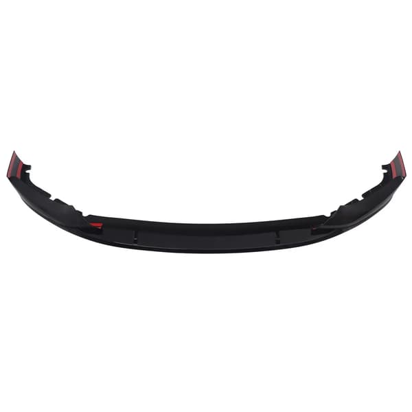 Bumper Splitter, Hållbart ABS-material, Anpassad passformdesign,Glansig svart