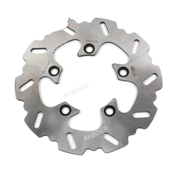 Bremse skive rotor, højtydende design, holdbart rustfrit stål,Sølv