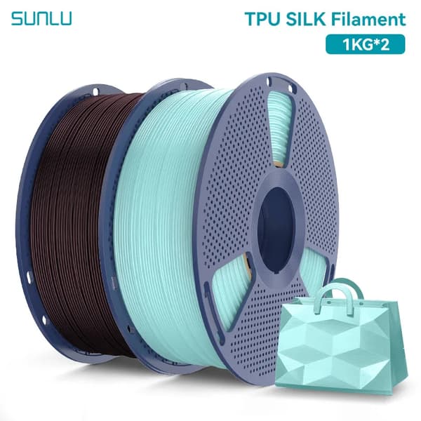 3D-printer filament, fleksibel TPU silke, glat overfladefinish,BD LB