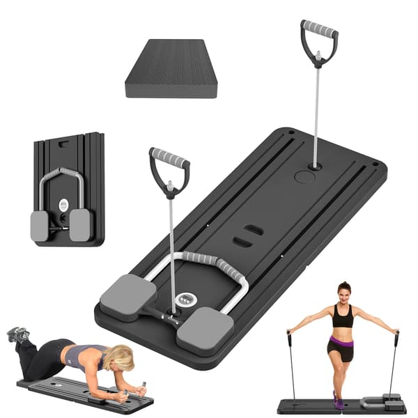 Fitness Board, Automatisk Rebound, Core Styrketræning,Grå
