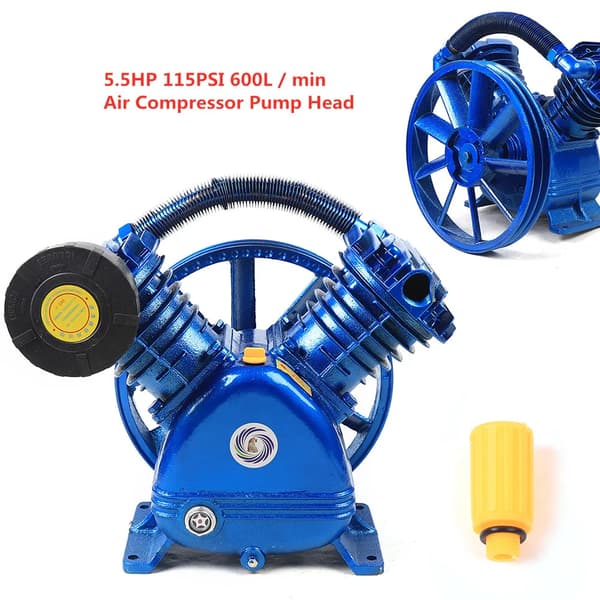 Luftkompressor Pump, Dubbel Cylinder, Hög Effektivitet,220V