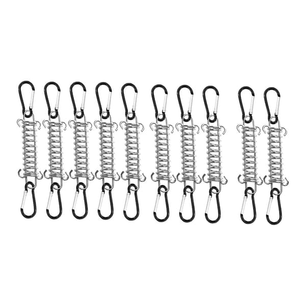 Tältaccessoar, Hållbart Material, Justerbar Design,10PCS Svart