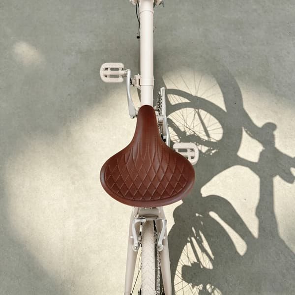 Cykelsadel, Ergonomisk Design, Stötdämpning,Brun