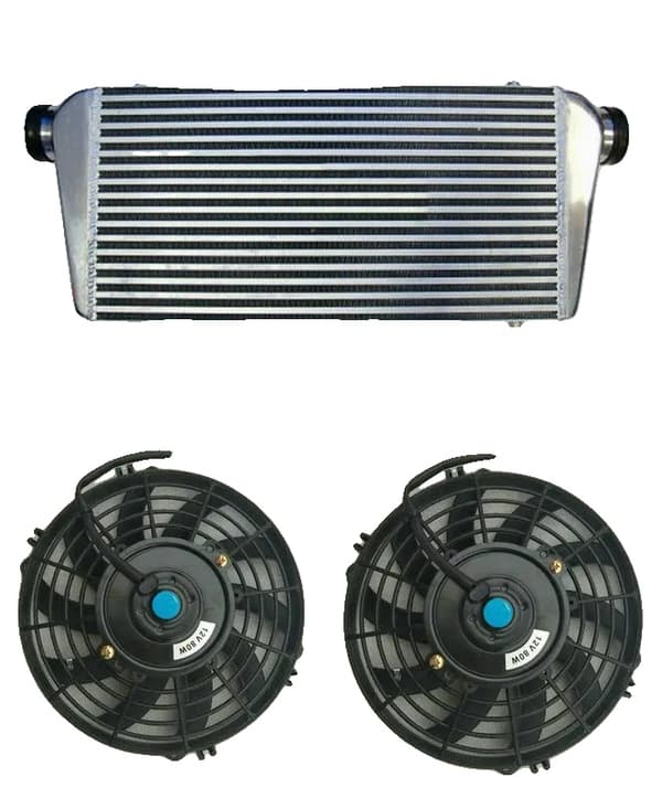 Intercooler, Bar & Plade Design, Forbedret Køleydelse,HVID