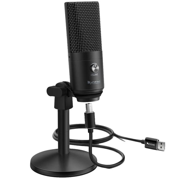 USB Mikrofon, Gain Kontrol, Zero-Latency Overvågning,K670B Mikrofon