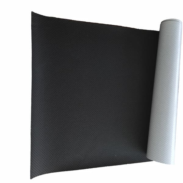 Læderreparationslap, Selvklæbende, Perforeret Design,sort-a, 20x150cm-a