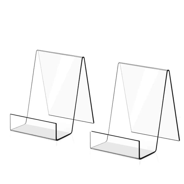 Display Stativ, Klar Akryl, Alsidig Staffeli Holder,6stk, Klar