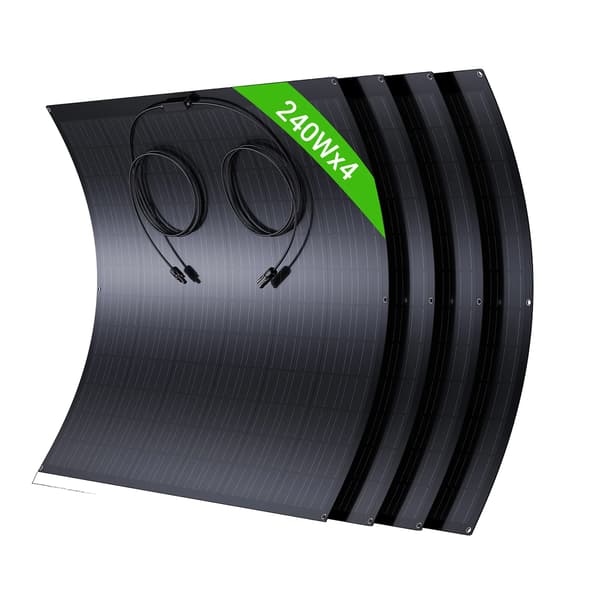 Solpanel Kit, Letvægtsdesign, Høj Effektivitet,240W * 4