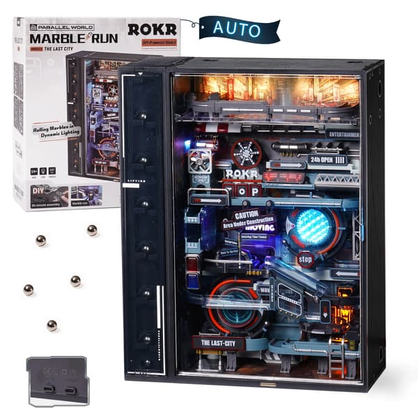 Marmorbane, Cyberpunk Design, Automatiserede Funktioner,Den sidste by
