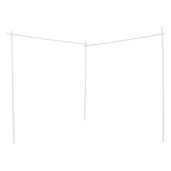 Rummdivider, Justerbar Højde, Fritstående Design,HVID