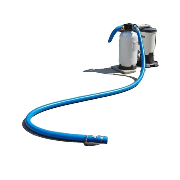 Simbassängens Dräneringsslang, Robust PVC, Väderbeständig,Röd