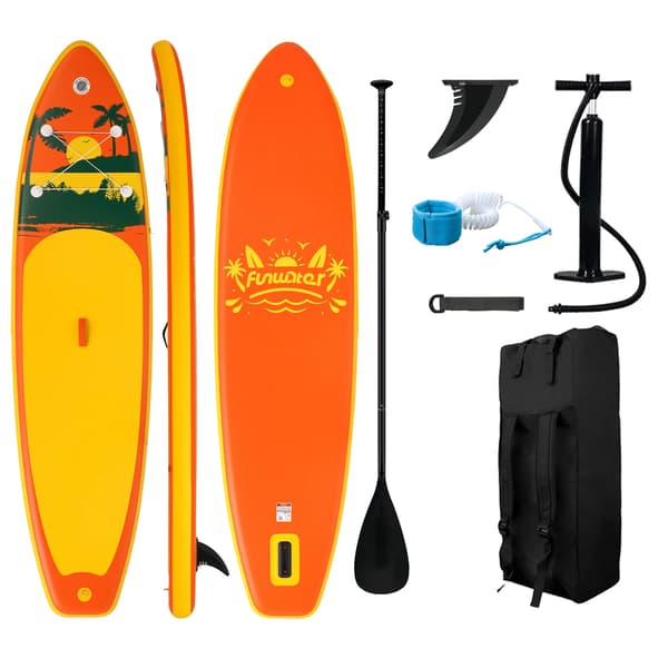 Surfbräda, Uppblåsbart Design, Maximal Belastning 195 kg+,335*84*15CM 31B