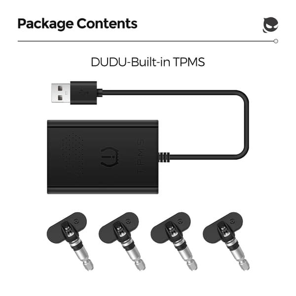 Däcktrycksövervakningssystem, Vattentålig design, USB-överföring,Interna sensorer