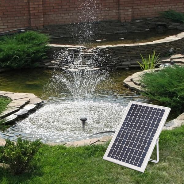 Vattenpump Fontän, Solenergi, Hög Effektivitet,svart