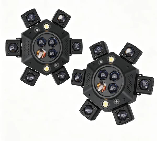 Scenlampa, DMX-kontroll, Robust konstruktion,2pcs