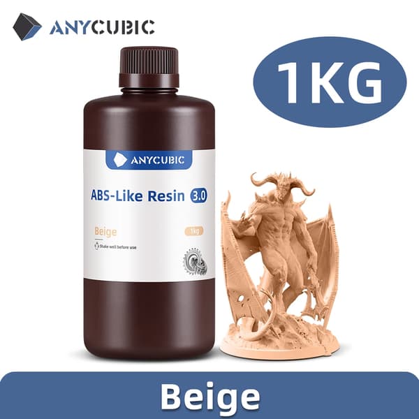 ABS-liknande harts, hög elasticitet, minimal lukt,Beige