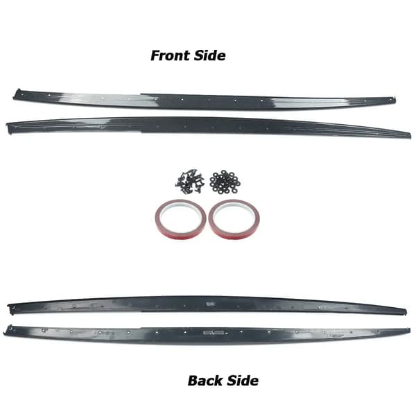 Side Skirt Extensions, Holdbar ABS Konstruktion, M Performance Stil,som vist