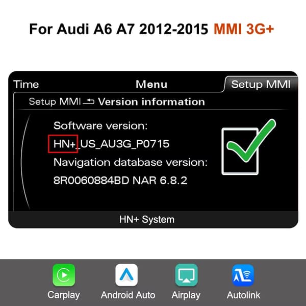 CarPlay og Android Auto Interface, Skærmspejling, OEM Kontrol Bevarelse,HN+R
