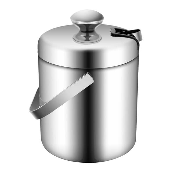 Isebalje, Rustfrit Stål, Inkluderer Tang og Låg,Sølv
