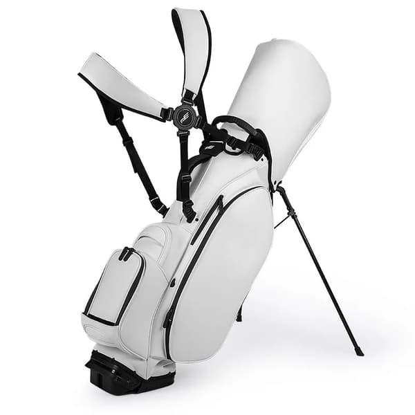 Golf Stand Bag, Letvægtsdesign, Holdbart Materiale,HVID