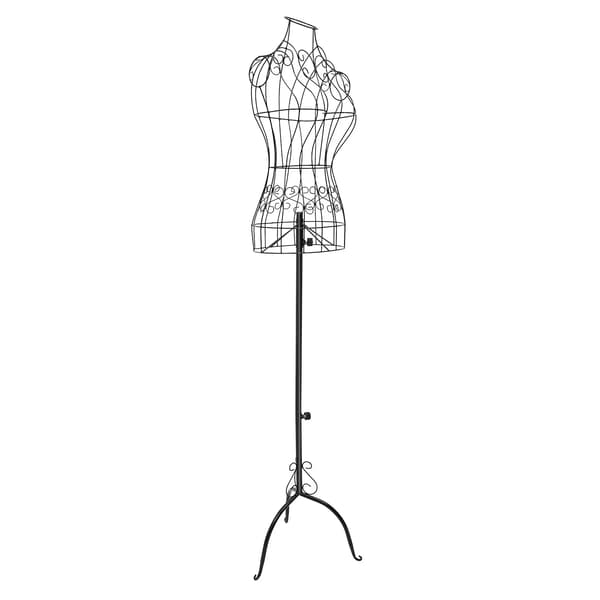 Mannequinmodel, Justerbar Højde, Stabil Base,Sort